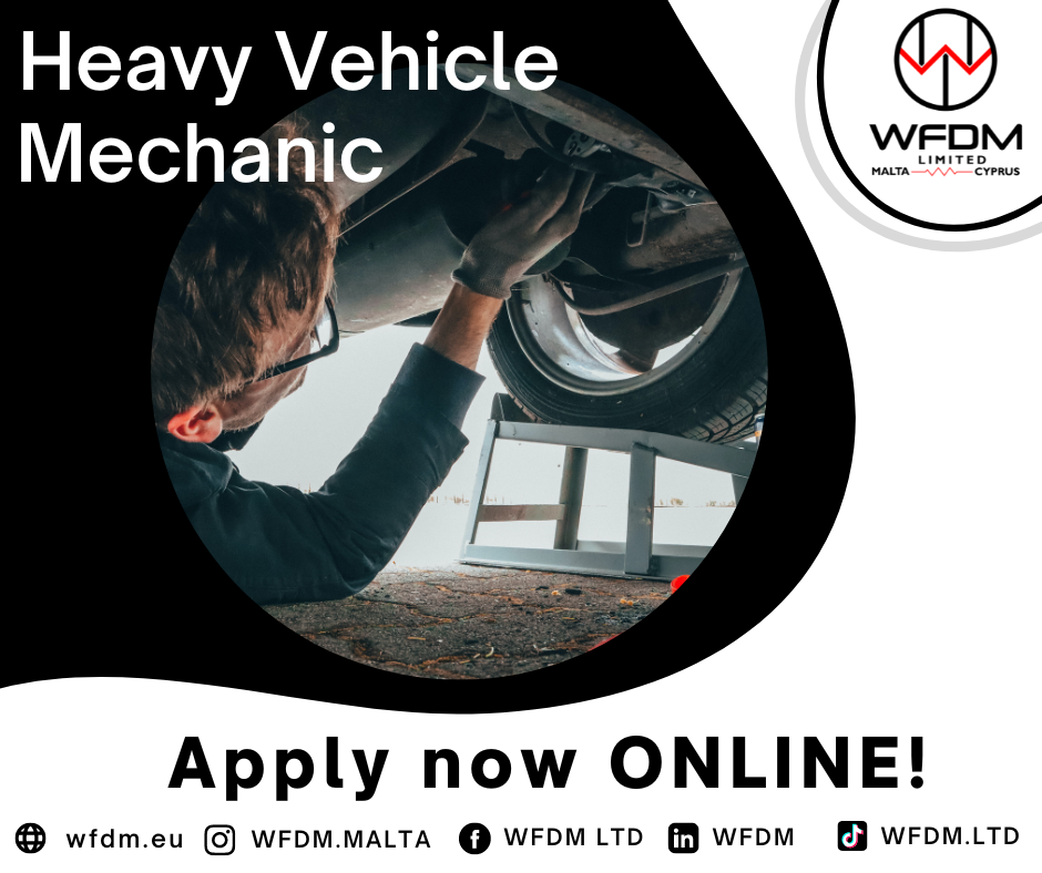 Heavy Vehicle Mechanic WFDM LTD Malta